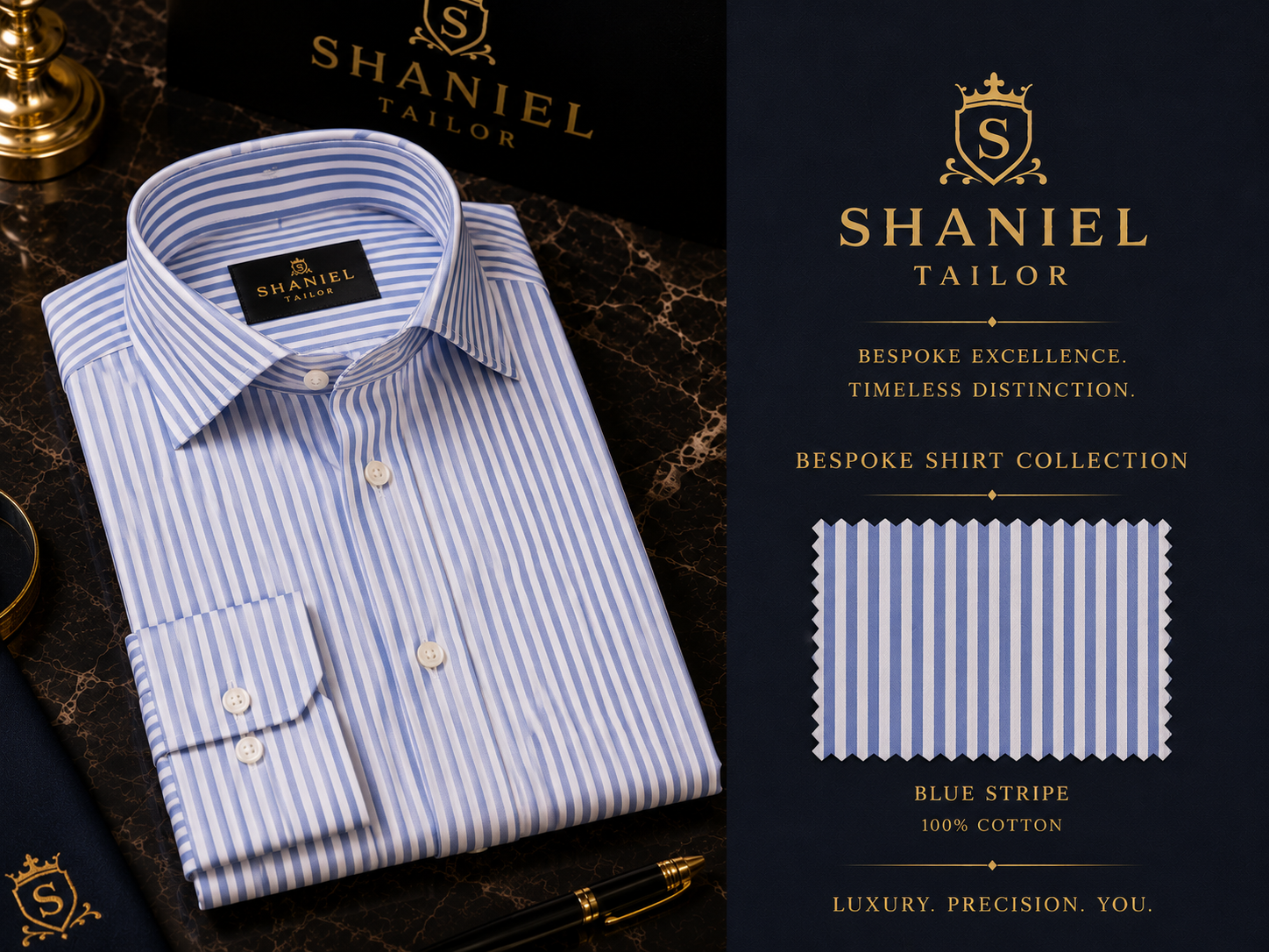 Business Blue Formal Shirt